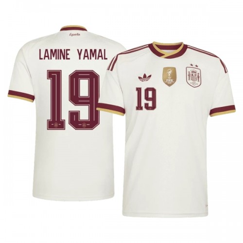 Jalkapallo Fanipaita Espanja 2 Stars Lamine Yamal 19 Vieraspelipaita Mm-Kisat 2026 Jalkapallo Fanipaita Espanja 2 Stars Lamine Yamal 19 Vieraspelipaita Mm-Kisat 2026
