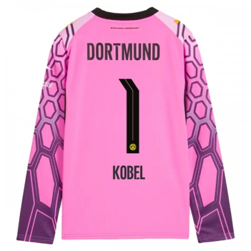 Jalkapallo Fanipaita Maalivahti Borussia Dortmund Kobel 1 Vieraspelipaita 2026-27 Pitkähihainen Pinkki Jalkapallo Fanipaita Maalivahti Borussia Dortmund Kobel 1 Vieraspelipaita 2026-27 Pitkähihainen Pinkki