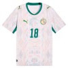 Jalkapallo Fanipaita Senegal Sarr 18 Kotipelipaita Mm-Kisat 2026