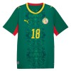 Jalkapallo Fanipaita Senegal Sarr 18 Vieraspelipaita Mm-Kisat 2026
