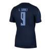 Jalkapallo Fanipaita Uruguay Luis Suarez 9 Vieraspelipaita Mm-Kisat 2026 Jalkapallo Fanipaita Uruguay Luis Suarez 9 Vieraspelipaita Mm-Kisat 2026