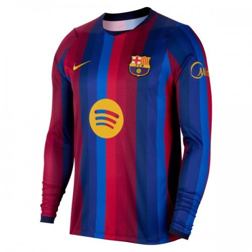 Jalkapallo Fanipaita FC Barcelona Kotipelipaita 2026-27 Pitkähihainen Jalkapallo Fanipaita FC Barcelona Kotipelipaita 2026-27 Pitkähihainen