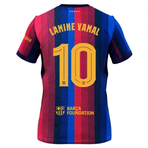 Jalkapallo Fanipaita FC Barcelona Lamine Yamal 10 Kotipelipaita 2026-27 Jalkapallo Fanipaita FC Barcelona Lamine Yamal 10 Kotipelipaita 2026-27
