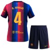 Jalkapallo Fanipaita FC Barcelona R. Araujo 4 Kotipeliasusetti 2026-27 - Lapset Jalkapallo Fanipaita FC Barcelona R. Araujo 4 Kotipeliasusetti 2026-27 - Lapset