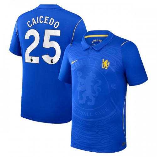 Jalkapallo Fanipaita Chelsea Caicedo 25 Kotipelipaita 2026-27 Jalkapallo Fanipaita Chelsea Caicedo 25 Kotipelipaita 2026-27
