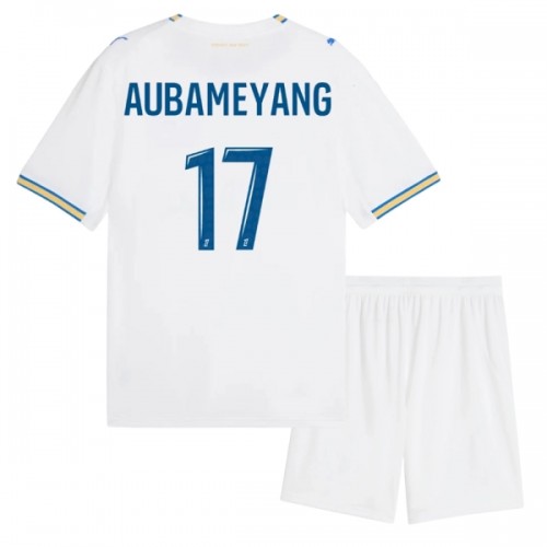Jalkapallo Fanipaita Olympique de Marseille Aubameyang 17 Kotipeliasusetti 2026-27 - Lapset Jalkapallo Fanipaita Olympique de Marseille Aubameyang 17 Kotipeliasusetti 2026-27 - Lapset