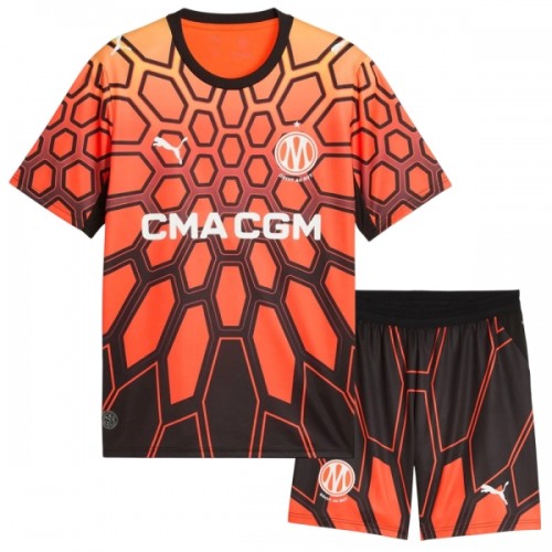 Jalkapallo Fanipaita Olympique de Marseille Kotipeliasusetti 2026-27 Oranssi - Lapset Jalkapallo Fanipaita Olympique de Marseille Kotipeliasusetti 2026-27 Oranssi - Lapset