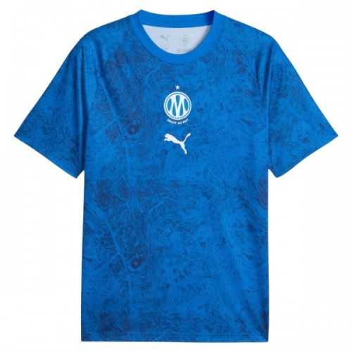 Jalkapallo Fanipaita Olympique de Marseille Pre-Match 2026-27 Sininen Jalkapallo Fanipaita Olympique de Marseille Pre-Match 2026-27 Sininen