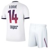 Jalkapallo Fanipaita Paris Saint-Germain Desire Doue 14 Vieraspeliasusetti 2026-27 - Lapset Jalkapallo Fanipaita Paris Saint-Germain Desire Doue 14 Vieraspeliasusetti 2026-27 - Lapset
