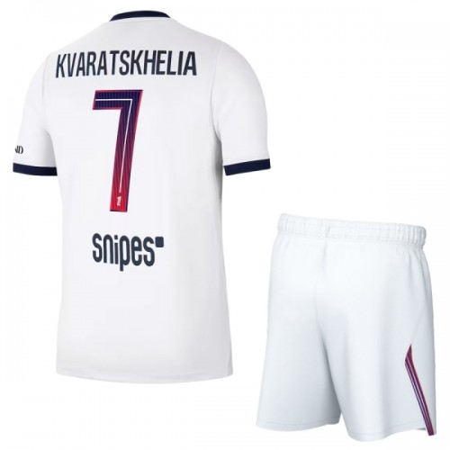 Jalkapallo Fanipaita Paris Saint-Germain Kvaratskhelia 7 Vieraspeliasusetti 2026-27 - Lapset Jalkapallo Fanipaita Paris Saint-Germain Kvaratskhelia 7 Vieraspeliasusetti 2026-27 - Lapset