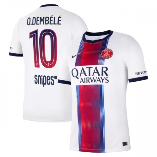 Jalkapallo Fanipaita Paris Saint-Germain O. Dembele 10 Vieraspelipaita 2026-27 Jalkapallo Fanipaita Paris Saint-Germain O. Dembele 10 Vieraspelipaita 2026-27