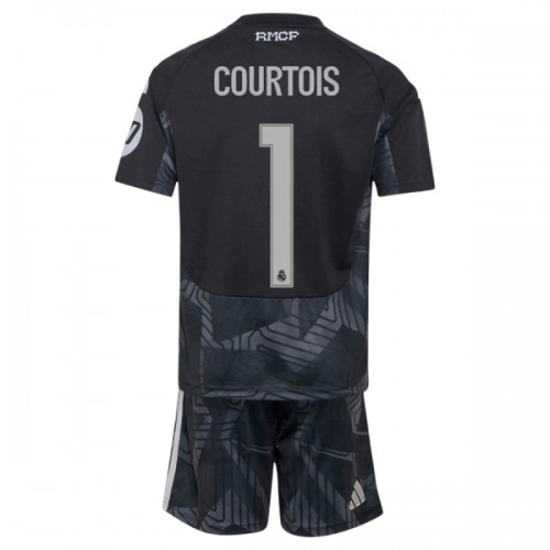 Jalkapallo Fanipaita Maalivahti Real Madrid Courtois 1 Kotipeliasusetti 2026-27 - Lapset Jalkapallo Fanipaita Maalivahti Real Madrid Courtois 1 Kotipeliasusetti 2026-27 - Lapset