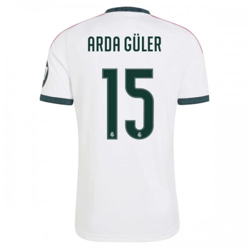 Jalkapallo Fanipaita Real Madrid Arda Guler 15 Kotipelipaita 2026-27 Jalkapallo Fanipaita Real Madrid Arda Guler 15 Kotipelipaita 2026-27