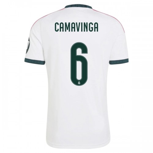Jalkapallo Fanipaita Real Madrid Camavinga 6 Kotipelipaita 2026-27 Jalkapallo Fanipaita Real Madrid Camavinga 6 Kotipelipaita 2026-27