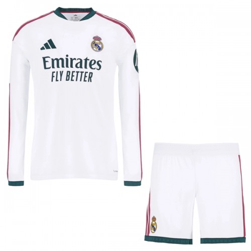 Jalkapallo Fanipaita Real Madrid Kotipeliasusetti 2026-27 Pitkähihainen - Lapset Jalkapallo Fanipaita Real Madrid Kotipeliasusetti 2026-27 Pitkähihainen - Lapset