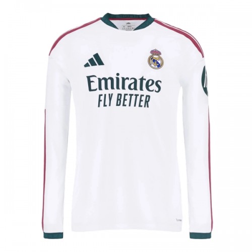 Jalkapallo Fanipaita Real Madrid Kotipelipaita 2026-27 Pitkähihainen Jalkapallo Fanipaita Real Madrid Kotipelipaita 2026-27 Pitkähihainen