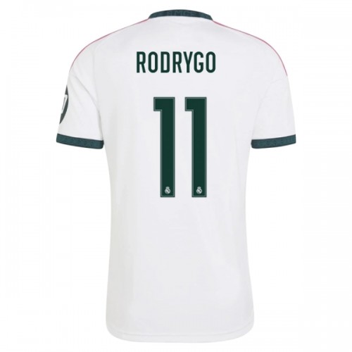 Jalkapallo Fanipaita Real Madrid Rodrygo 11 Kotipelipaita 2026-27 Jalkapallo Fanipaita Real Madrid Rodrygo 11 Kotipelipaita 2026-27