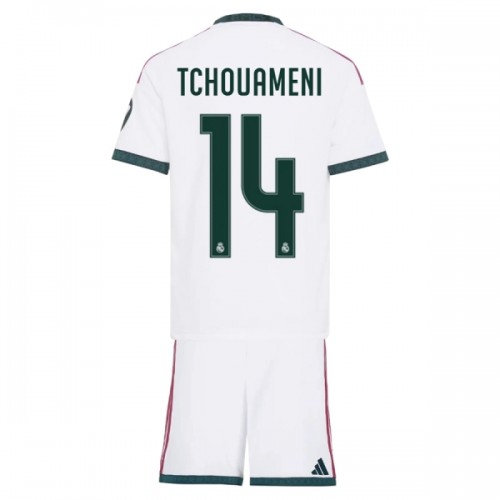 Jalkapallo Fanipaita Real Madrid Tchouameni 14 Kotipeliasusetti 2026-27 - Lapset Jalkapallo Fanipaita Real Madrid Tchouameni 14 Kotipeliasusetti 2026-27 - Lapset