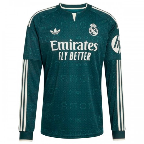 Jalkapallo Fanipaita Real Madrid Vieraspelipaita 2026-27 Pitkähihainen Jalkapallo Fanipaita Real Madrid Vieraspelipaita 2026-27 Pitkähihainen