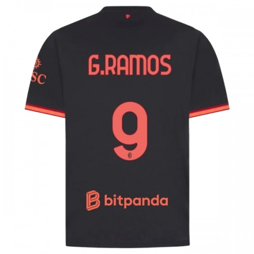 Jalkapallo Fanipaita AC Milan G. Ramos 9 Kolmaspelipaita 2026-27 Jalkapallo Fanipaita AC Milan G. Ramos 9 Kolmaspelipaita 2026-27