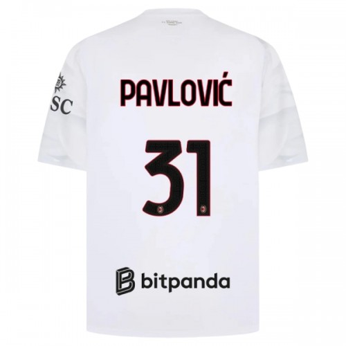 Jalkapallo Fanipaita AC Milan Pavlovic 31 Vieraspelipaita 2026-27 Jalkapallo Fanipaita AC Milan Pavlovic 31 Vieraspelipaita 2026-27