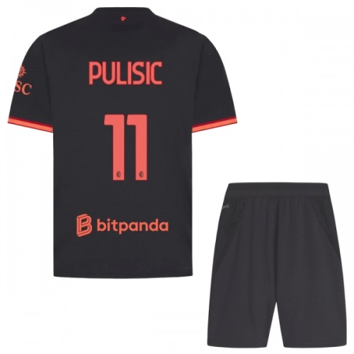 Jalkapallo Fanipaita AC Milan Pulisic 11 Kolmaspeliasusetti 2026-27 - Lapset Jalkapallo Fanipaita AC Milan Pulisic 11 Kolmaspeliasusetti 2026-27 - Lapset