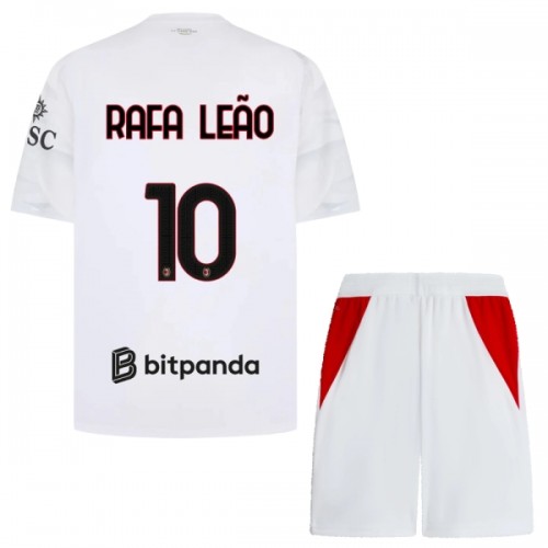 Jalkapallo Fanipaita AC Milan Rafael Leao 10 Vieraspeliasusetti 2026-27 - Lapset Jalkapallo Fanipaita AC Milan Rafael Leao 10 Vieraspeliasusetti 2026-27 - Lapset