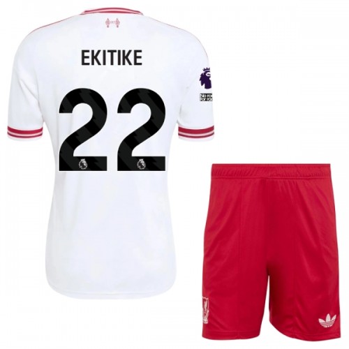 Jalkapallo Fanipaita Liverpool Ekitike 22 Vieraspeliasusetti 2026-27 - Lapset Jalkapallo Fanipaita Liverpool Ekitike 22 Vieraspeliasusetti 2026-27 - Lapset