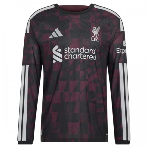 Jalkapallo Fanipaita Liverpool Kolmaspelipaita 2026-27 Pitkähihainen Jalkapallo Fanipaita Liverpool Kolmaspelipaita 2026-27 Pitkähihainen