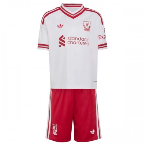 Jalkapallo Fanipaita Liverpool Vieraspeliasusetti 2026-27 - Lapset Jalkapallo Fanipaita Liverpool Vieraspeliasusetti 2026-27 - Lapset