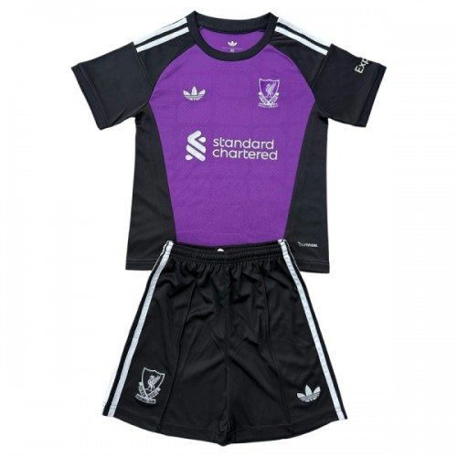 Jalkapallo Fanipaita Maalivahti Liverpool 2026-27 Violetti - Lapset Jalkapallo Fanipaita Maalivahti Liverpool 2026-27 Violetti - Lapset