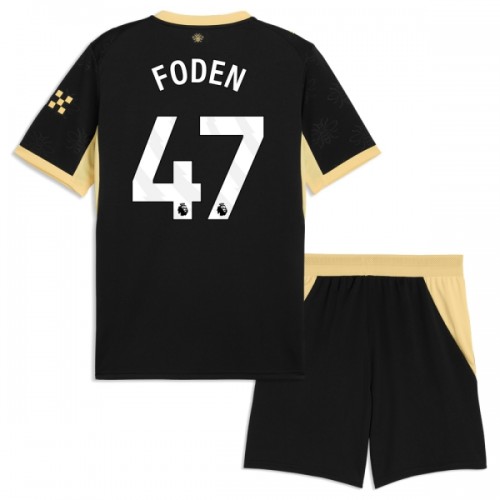 Jalkapallo Fanipaita Manchester City Foden 47 Vieraspeliasusetti 2026-27 - Lapset Jalkapallo Fanipaita Manchester City Foden 47 Vieraspeliasusetti 2026-27 - Lapset