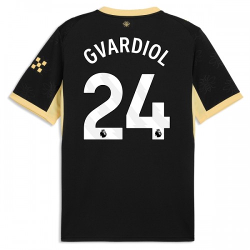 Jalkapallo Fanipaita Manchester City Gvardiol 24 Vieraspelipaita 2026-27 Jalkapallo Fanipaita Manchester City Gvardiol 24 Vieraspelipaita 2026-27