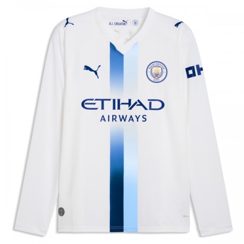 Jalkapallo Fanipaita Manchester City Kolmaspelipaita 2026-27 Pitkähihainen Jalkapallo Fanipaita Manchester City Kolmaspelipaita 2026-27 Pitkähihainen