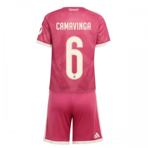 Jalkapallo Fanipaita Real Madrid Camavinga 6 Kolmaspeliasusetti 2026-27 - Lapset Jalkapallo Fanipaita Real Madrid Camavinga 6 Kolmaspeliasusetti 2026-27 - Lapset