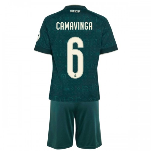 Jalkapallo Fanipaita Real Madrid Camavinga 6 Vieraspeliasusetti 2026-27 - Lapset Jalkapallo Fanipaita Real Madrid Camavinga 6 Vieraspeliasusetti 2026-27 - Lapset