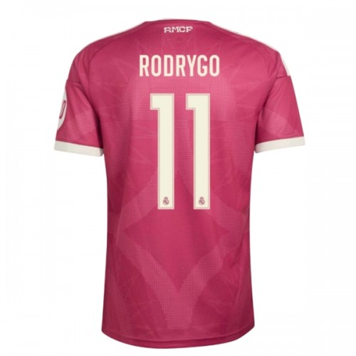 Jalkapallo Fanipaita Real Madrid Rodrygo 11 Kolmaspelipaita 2026-27 Jalkapallo Fanipaita Real Madrid Rodrygo 11 Kolmaspelipaita 2026-27