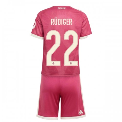 Jalkapallo Fanipaita Real Madrid Rudiger 22 Kolmaspeliasusetti 2026-27 - Lapset Jalkapallo Fanipaita Real Madrid Rudiger 22 Kolmaspeliasusetti 2026-27 - Lapset
