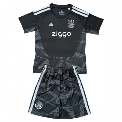 Jalkapallo Fanipaita Maalivahti Ajax Amsterdam 2026-27 Musta - Lapset Jalkapallo Fanipaita Maalivahti Ajax Amsterdam 2026-27 Musta - Lapset