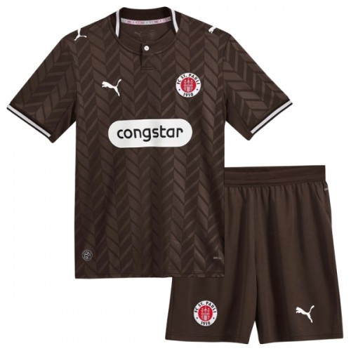 Jalkapallo Fanipaita St Pauli Kotipeliasusetti 2026-27 - Lapset Jalkapallo Fanipaita St Pauli Kotipeliasusetti 2026-27 - Lapset