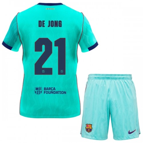 Jalkapallo Fanipaita FC Barcelona Frenkie de Jong 21 Kolmaspeliasusetti 2026-27 - Lapset Jalkapallo Fanipaita FC Barcelona Frenkie de Jong 21 Kolmaspeliasusetti 2026-27 - Lapset
