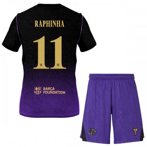 Jalkapallo Fanipaita FC Barcelona Raphinha 11 Vieraspeliasusetti 2026-27 - Lapset Jalkapallo Fanipaita FC Barcelona Raphinha 11 Vieraspeliasusetti 2026-27 - Lapset