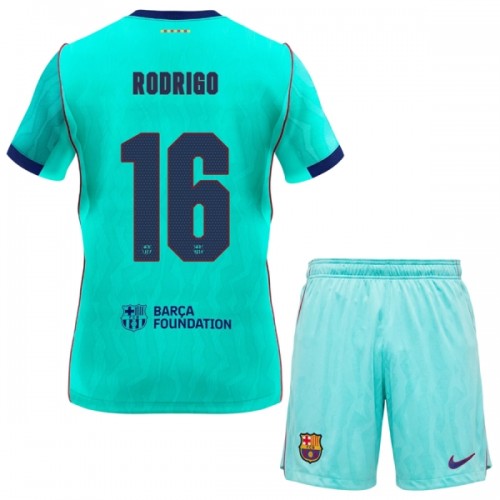 Jalkapallo Fanipaita FC Barcelona Rodrigo 16 Kolmaspeliasusetti 2026-27 - Lapset Jalkapallo Fanipaita FC Barcelona Rodrigo 16 Kolmaspeliasusetti 2026-27 - Lapset