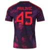 Jalkapallo Fanipaita FC Bayern München Pavlovic 45 Kolmaspelipaita 2026-27 Jalkapallo Fanipaita FC Bayern München Pavlovic 45 Kolmaspelipaita 2026-27