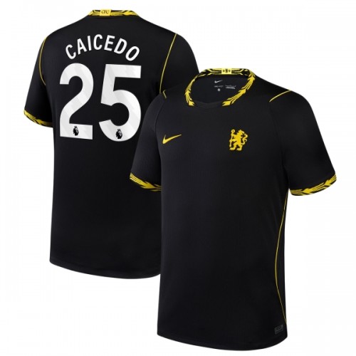 Jalkapallo Fanipaita Chelsea Caicedo 25 Vieraspelipaita 2026-27 Jalkapallo Fanipaita Chelsea Caicedo 25 Vieraspelipaita 2026-27