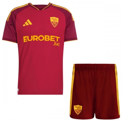 Jalkapallo Fanipaita AS Roma Kotipeliasusetti 2026-27 - Lapset Jalkapallo Fanipaita AS Roma Kotipeliasusetti 2026-27 - Lapset