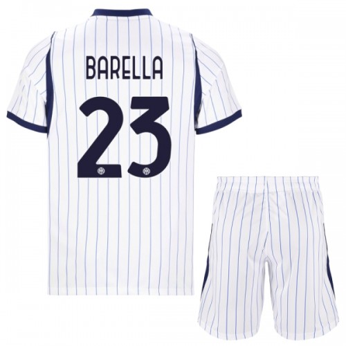 Jalkapallo Fanipaita Inter Milan Barella 23 Vieraspeliasusetti 2026-27 - Lapset Jalkapallo Fanipaita Inter Milan Barella 23 Vieraspeliasusetti 2026-27 - Lapset