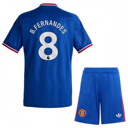 Jalkapallo Fanipaita Manchester United B. Fernandes 8 Vieraspeliasusetti 2026-27 - Lapset Jalkapallo Fanipaita Manchester United B. Fernandes 8 Vieraspeliasusetti 2026-27 - Lapset