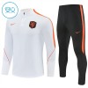 Alankomaat Harjoittelupusero puvut 2026-27 1/4-Zip Valkoinen - Lapset