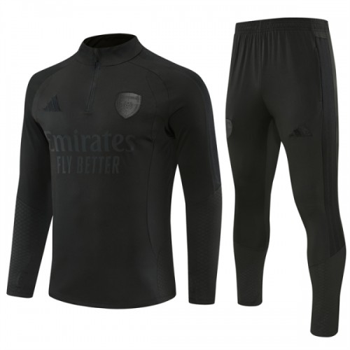 Arsenal Harjoittelupusero puvut 2026-27 1/4-Zip Musta Arsenal Harjoittelupusero puvut 2026-27 1/4-Zip Musta
